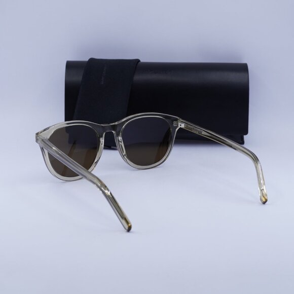Final Price! Saint Laurent SL401 008 Transparent/Brown Sunglasses main image 5
